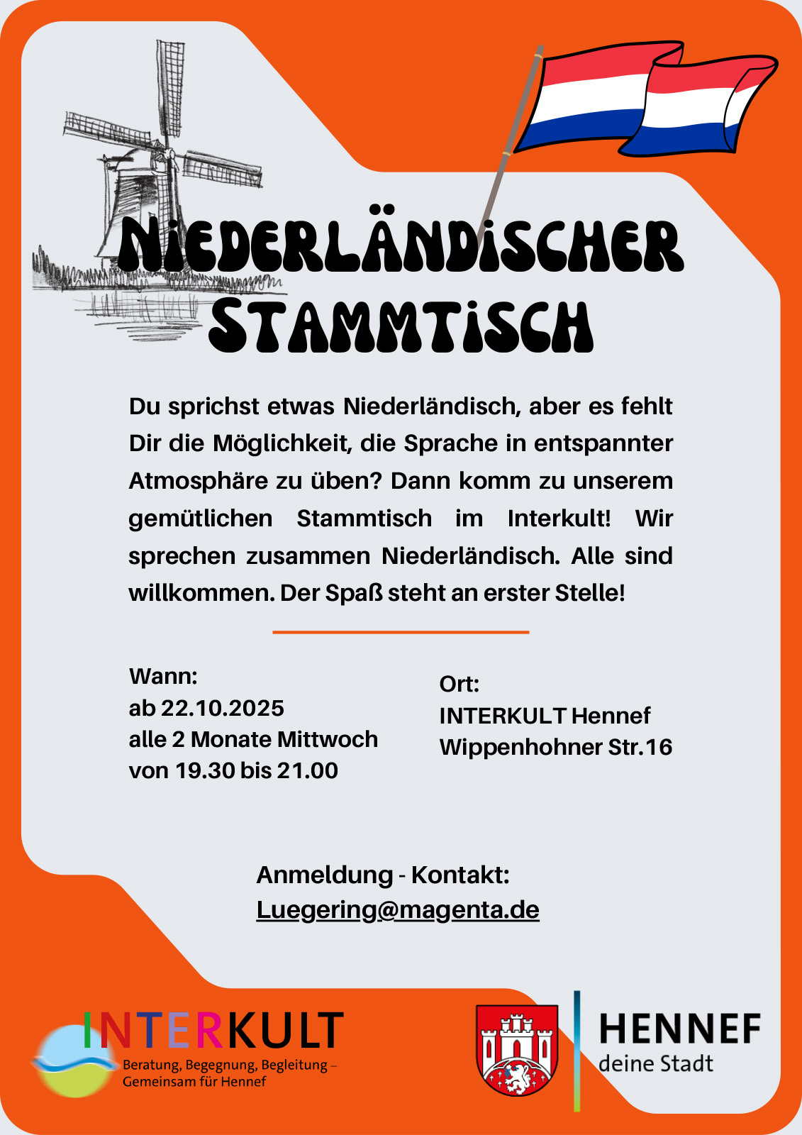 Niederländischer Stammtisch im INTERKULT